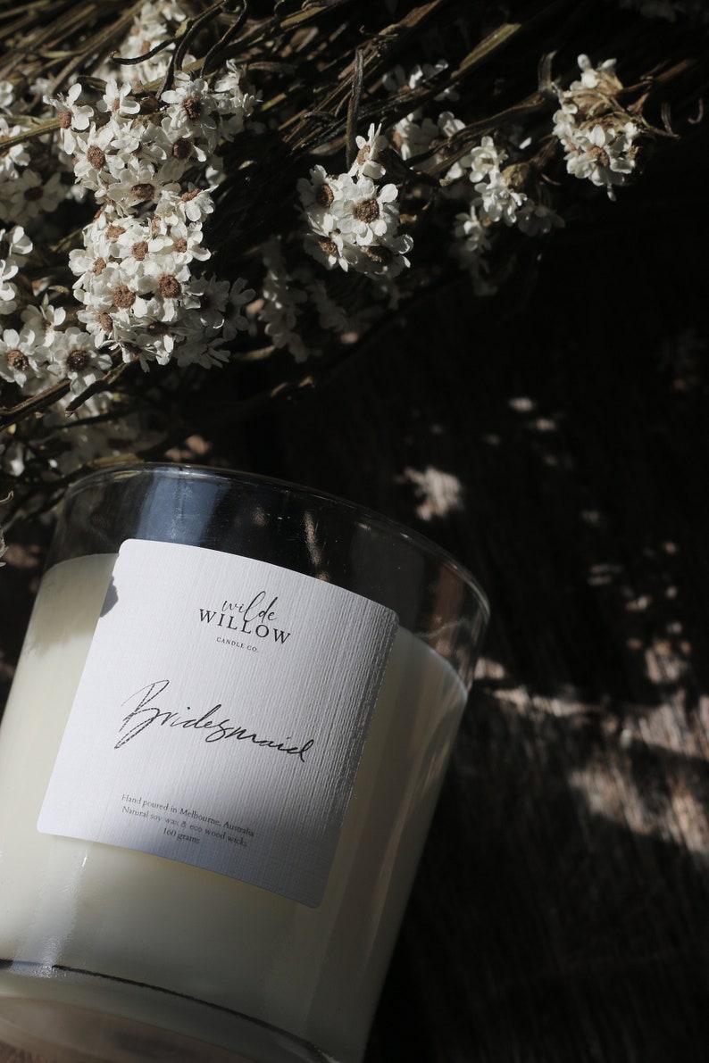 Bridesmaid Candle Etsy Australia