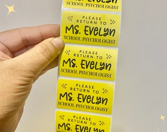 School Psychologist Labels (110 count)
