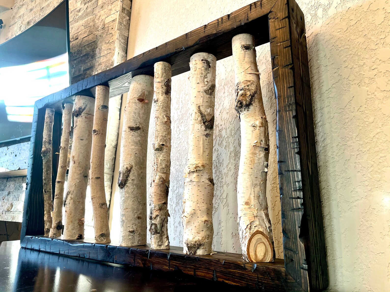 Birch Branch Wall Art Birch Wall Decor Branch Decor Framed Etsy