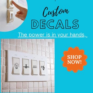 Light Switch Decals - Set of 5