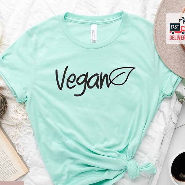 Vegan T-shirt, Vegan gift, Gift for Vegan, Funny Vegan T-shirt, Cute Vegan Shirt, Vegetarian Shirt, Unisex Tee, Herbivore Shirt,Gift for Her