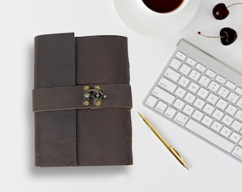 Gepersonaliseerde lederen dagboek notebook reizen lederen schetsboek cadeau voor haar dagboek cadeau lederen dagboek dagelijks dagboek handgemaakt dagboek