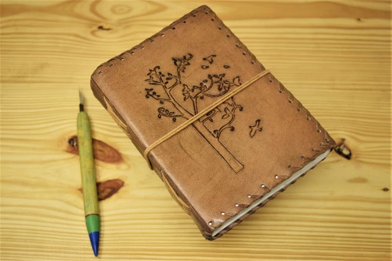 Handmade Leather Artists Sketchbook, Journal, Diary - Vintage, Retro, Blank  Page