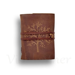 Tree of Life Leather Journal, Travel Leather journal, Artist sketchbook,  Handmade Journal Gift, Book of shadows Christmas Gifts, Notebook