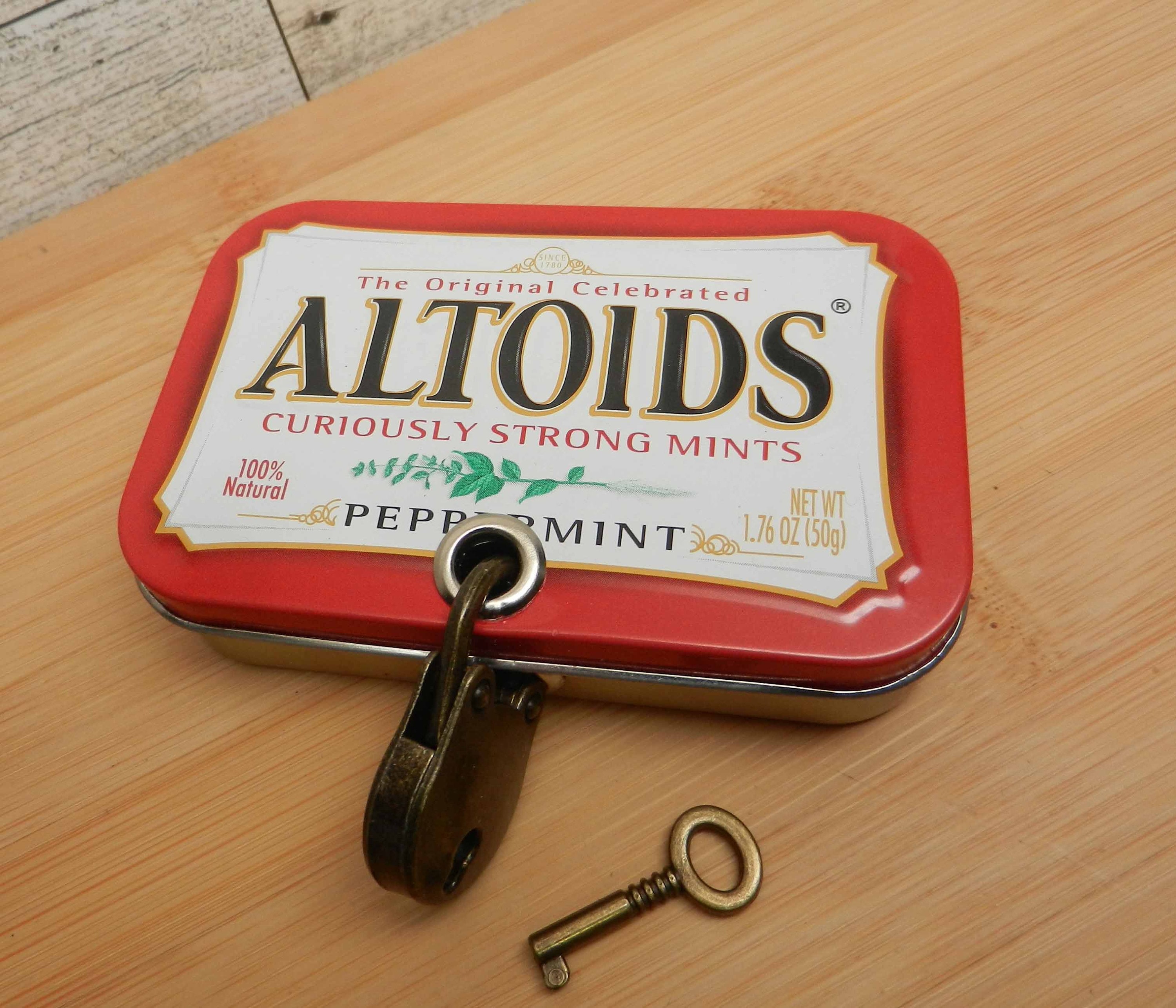 Vintage ALTOIDS Great Britain Tin INSERT Original Peppermint Empty