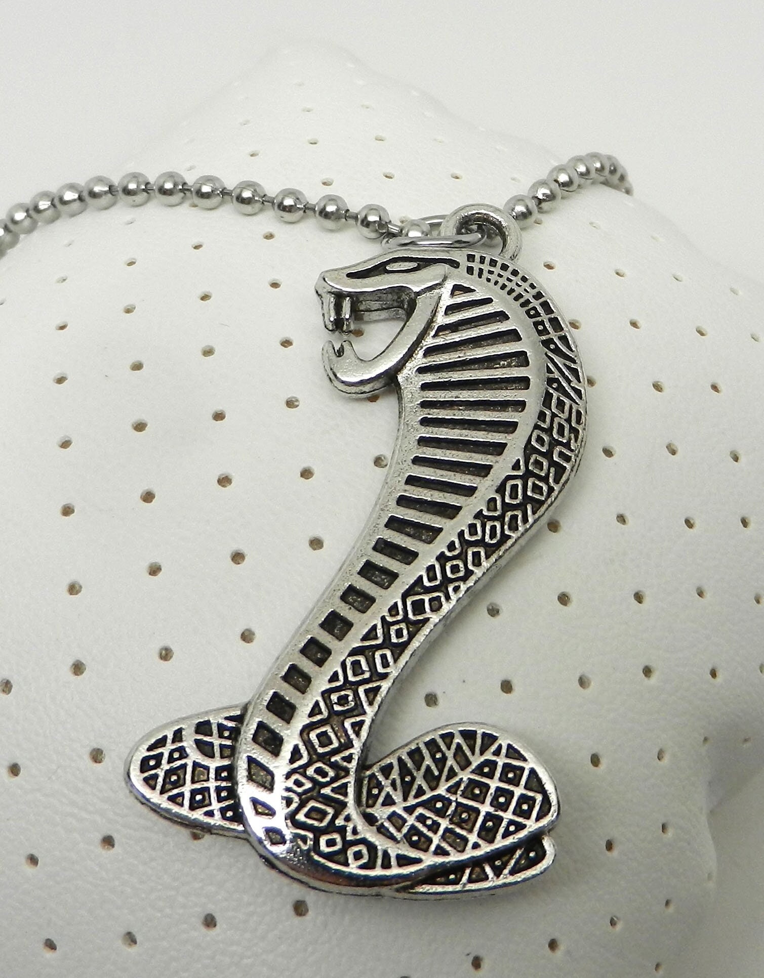 Ford Cobra Jet Shelby Steel Pendant 22