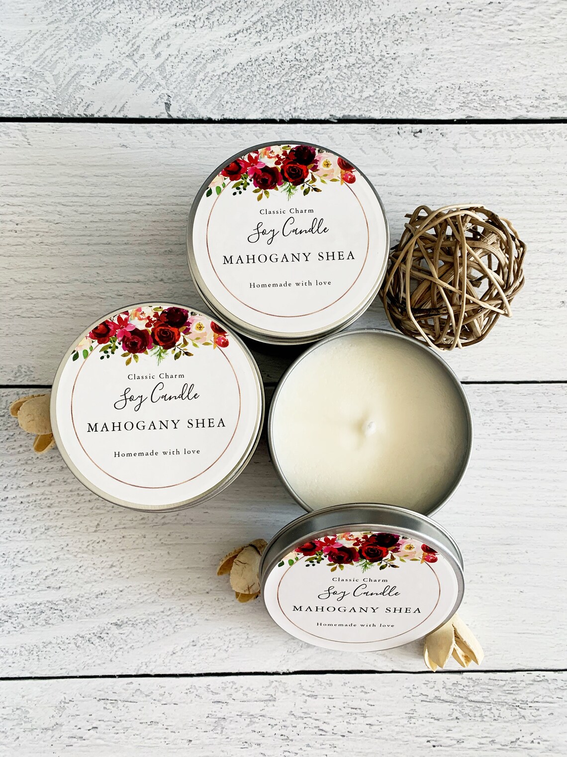 Mahogany Shea Candle Best Selling Candle Gifts for Her Etsy