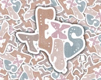 Pegatina de vinilo Boho de Texas