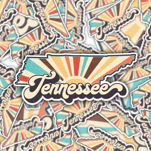 Tennessee retro vinylsticker