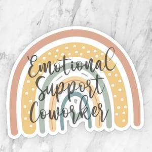 emotional support coworker - Artistic Sublimation Digital Fi