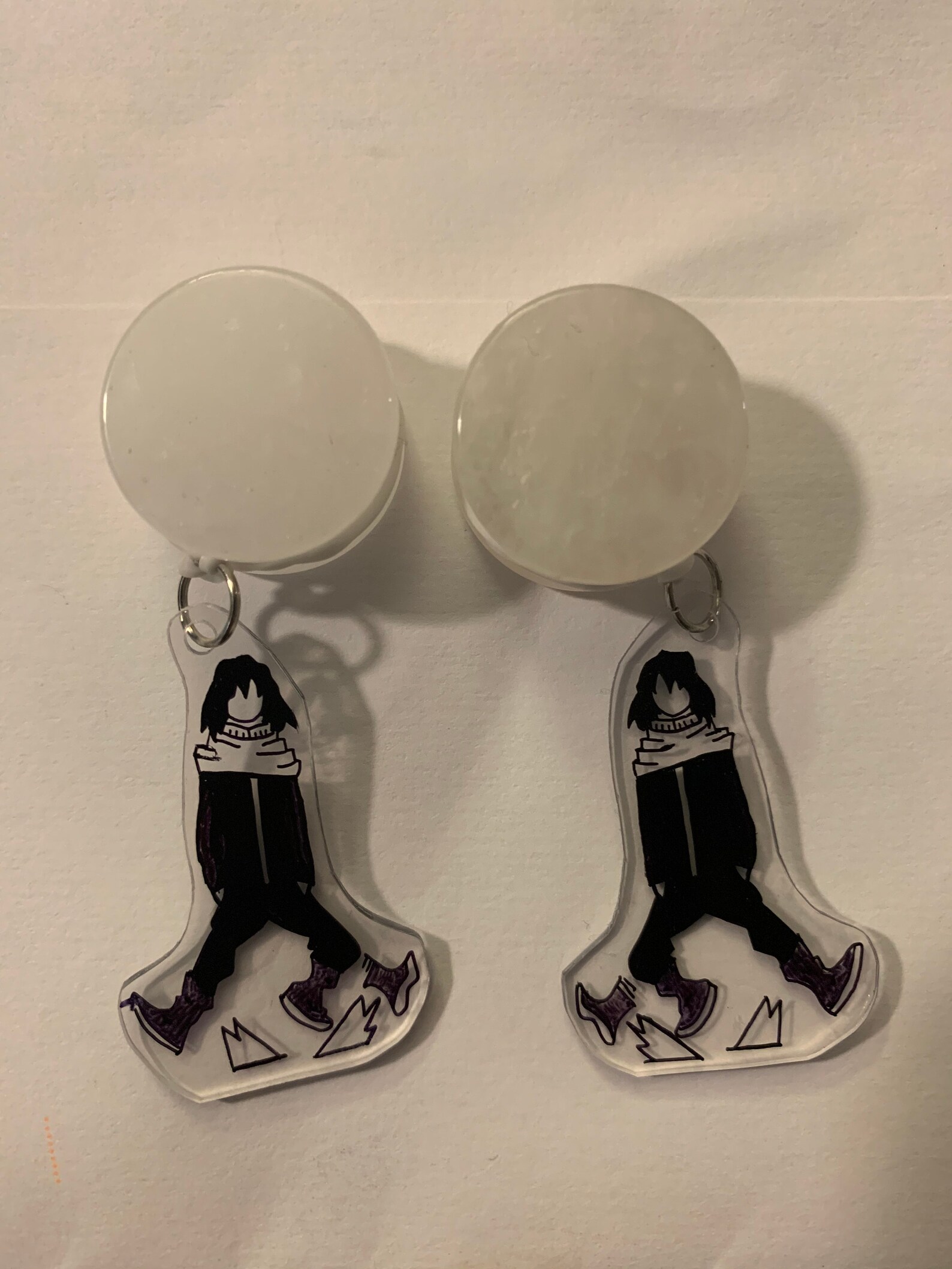 My Hero Academia Shouta Aizawa Tap Dancing Earrings Etsy