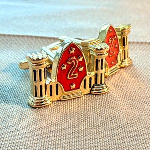 2nd Combat Engineer Battalion Gold Cufflinks | Promotion & Marine Corps Gift