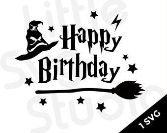 Download Harry Potter Birthday Svg Etsy