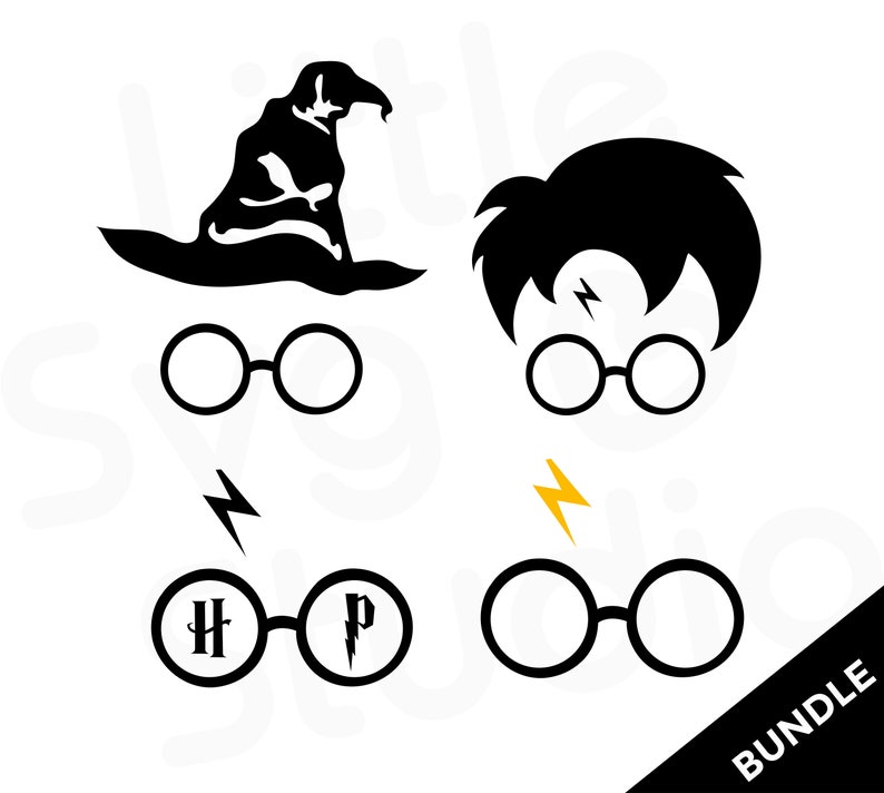 Big Harry Potter SVG Bundle Clipart | Etsy