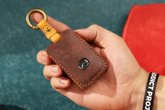 Mazda 3 Brown Leather Key Ring Mazda 3 Brown Leather Key Ring