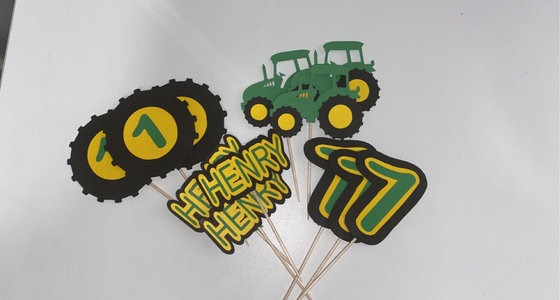 John Deere Cupcake Toppers | Etsy