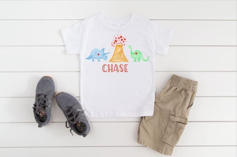 Boys personalized Valentine/'s Dinosaur shirt Valentine/'s shirtboys Valentine shirttoddler Valentine shirtkids shirt for Valentine\u2019s Day