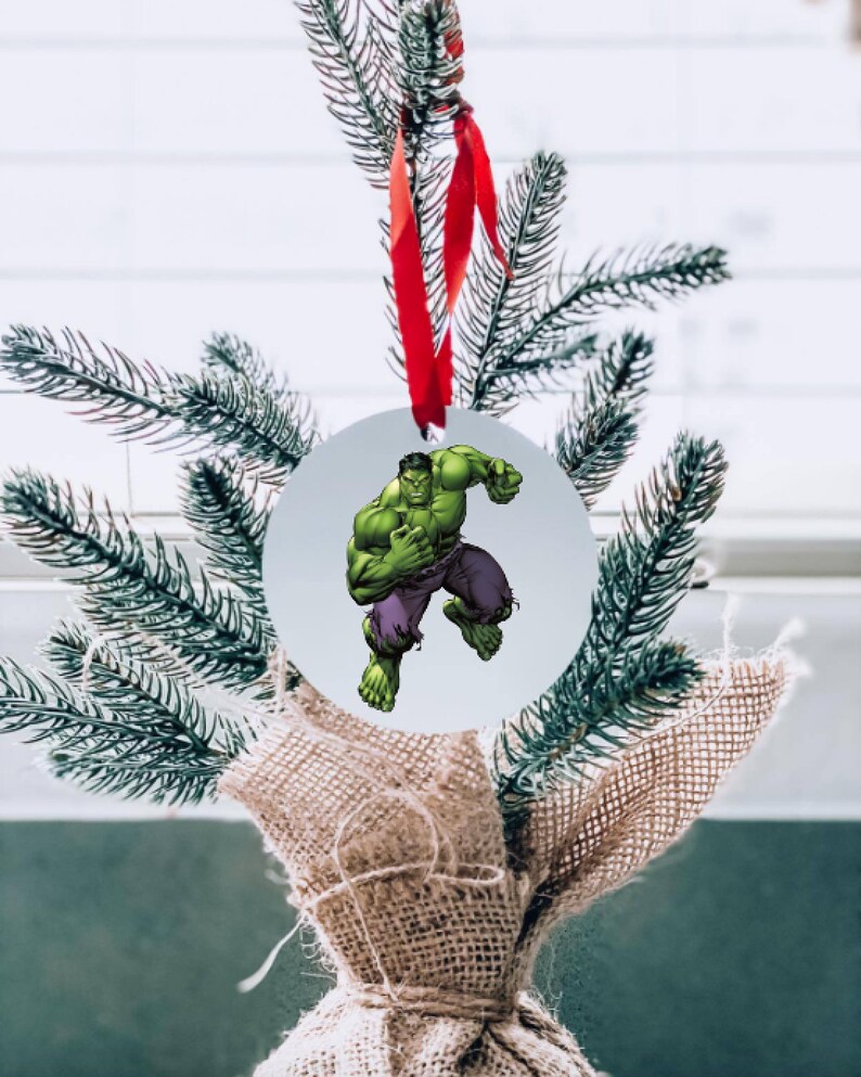 Hulk ornament kids Christmas ornament marvel gift Christmas | Etsy