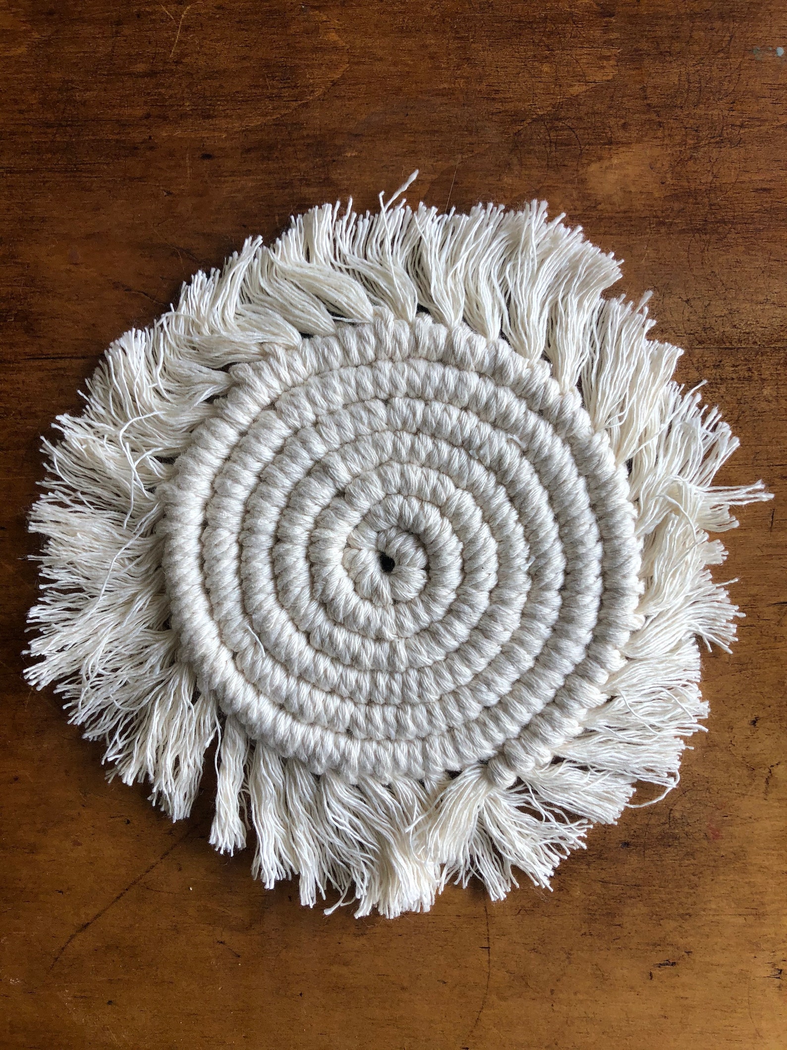 Coaster Weft Wool Coasters Hand Knitted Wool Handmade Etsy