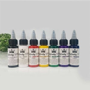 5 Colors Temporary Night Light Tattoo Ink Professional Safe Disposable Easy  Coloring Body Colored Drawing Airbrush Pigment 30ml