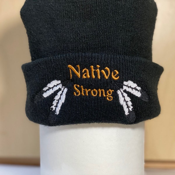 Native strong Beanie -Black