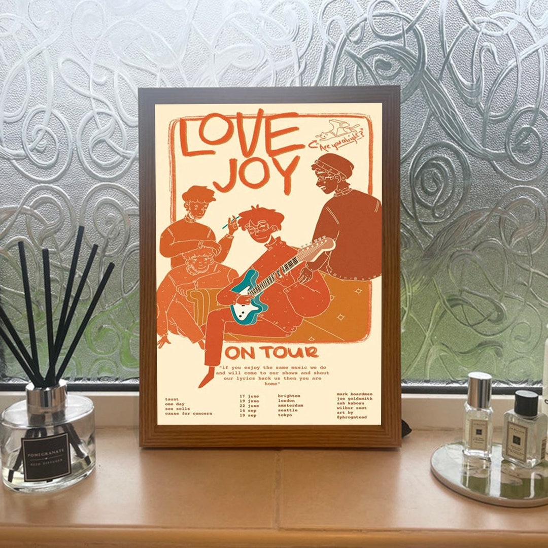 Lovejoy Tour Music Poster Wall Art Etsy