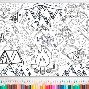 REUZE kleurposter | Digitale download | Kamp Thema | tot 36x48 inch