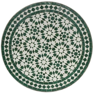 Amazing Moroccan mosaic table, outdoor table, luxury round table, handcrafted table, mosaic tile table, zellige table.