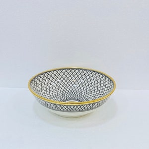 Ceramic sink 14K Gold .handmade Ceramic sink , hand painted bathroom ceramic washbasin, Luxury handmade counter top basin .
