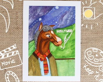 Horseman Art Print | Wall Decor | 5 x 7 Art Print | 8 x 10 Art Print