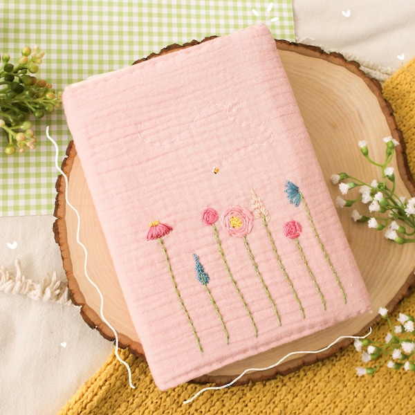 Embroidered Notebook Etsy