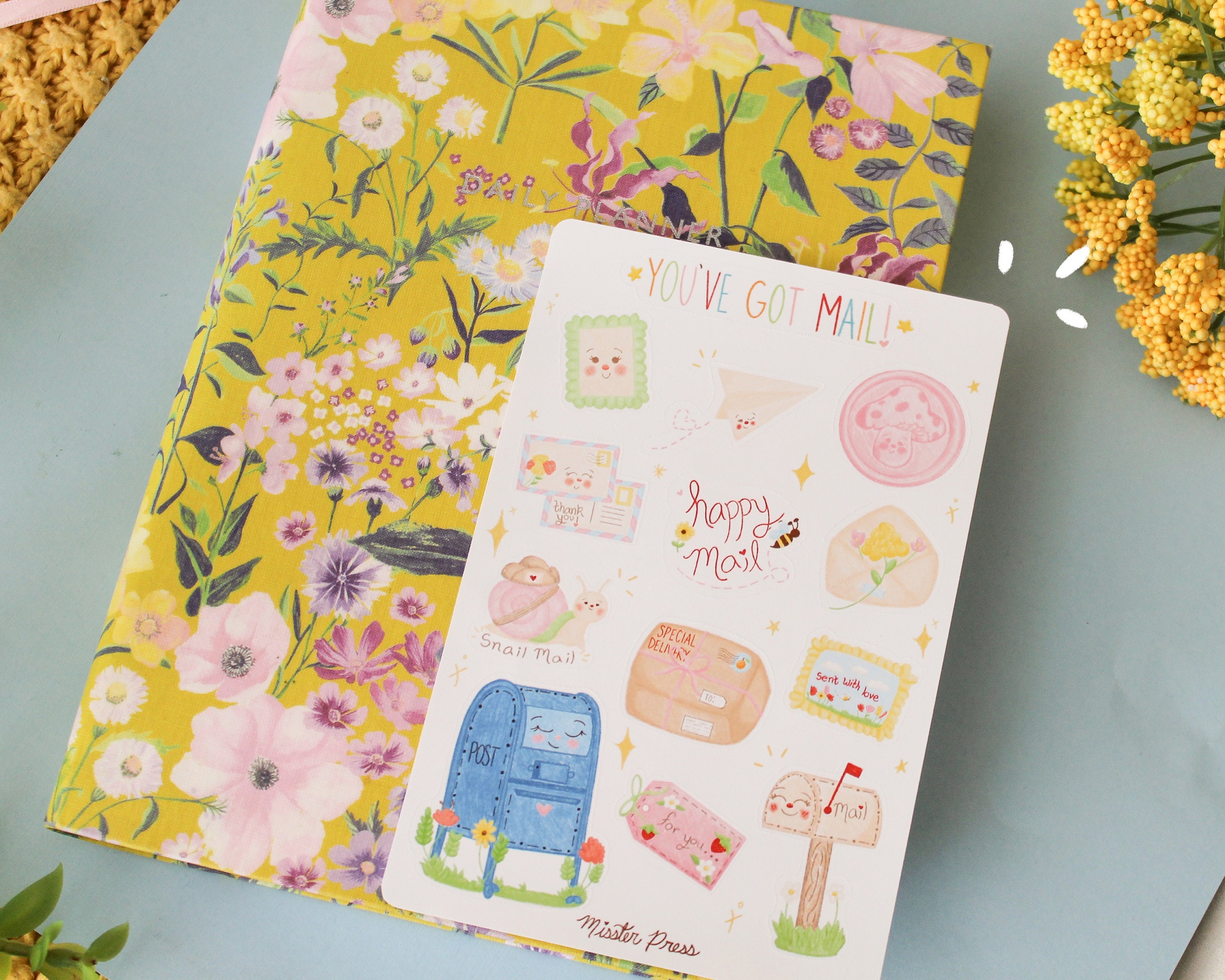 Happy Mail Sticker Sheet / Cute Stickers / Bullet Journal Stickers ...