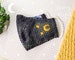 Hand Embroidered Starry Sky Linen Face Mask // 2 Layered: Linen and Cotton 