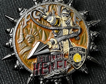New York City police department Mortal Kombat (Scorpion) - Challenge Coin