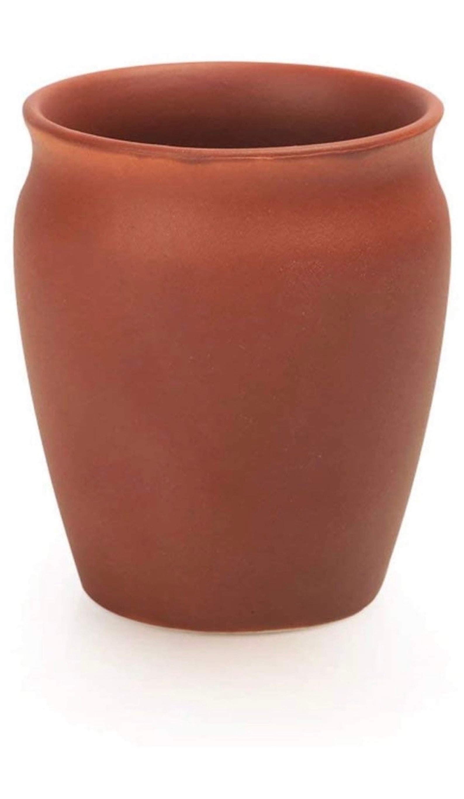 India Clay Tea Cup Set of 12 Brown Plain Handmade Indian Etsy