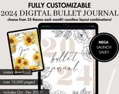 Custom Digital Bullet-Journal | Best Digital Planner, 2024 Digital Planner, GoodNotes Planner, iPad BulletJournal, iPad Planner, 2024 Bujo