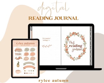 DIGITALES LES JOURNAL | Reading Digital Planner | Lese-Tracker | Goodnotes Buchbesprechung | IPad Lesetagebuch, IPad Planner Notability