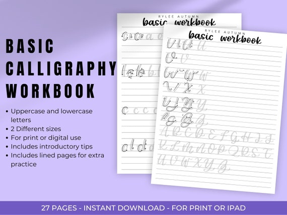 Basic Calligraphy Workbook Comprehensive Calligraphy Practice