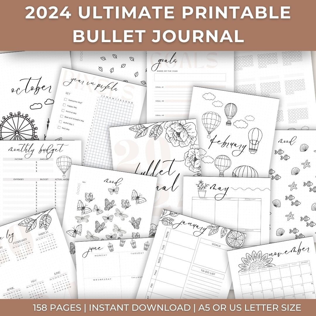 2024-printable-bullett-journal-best-2024-planner-2024-printable-planner-bullet-journal-2024-digital-bullett-journal-printable-trackers-etsy
