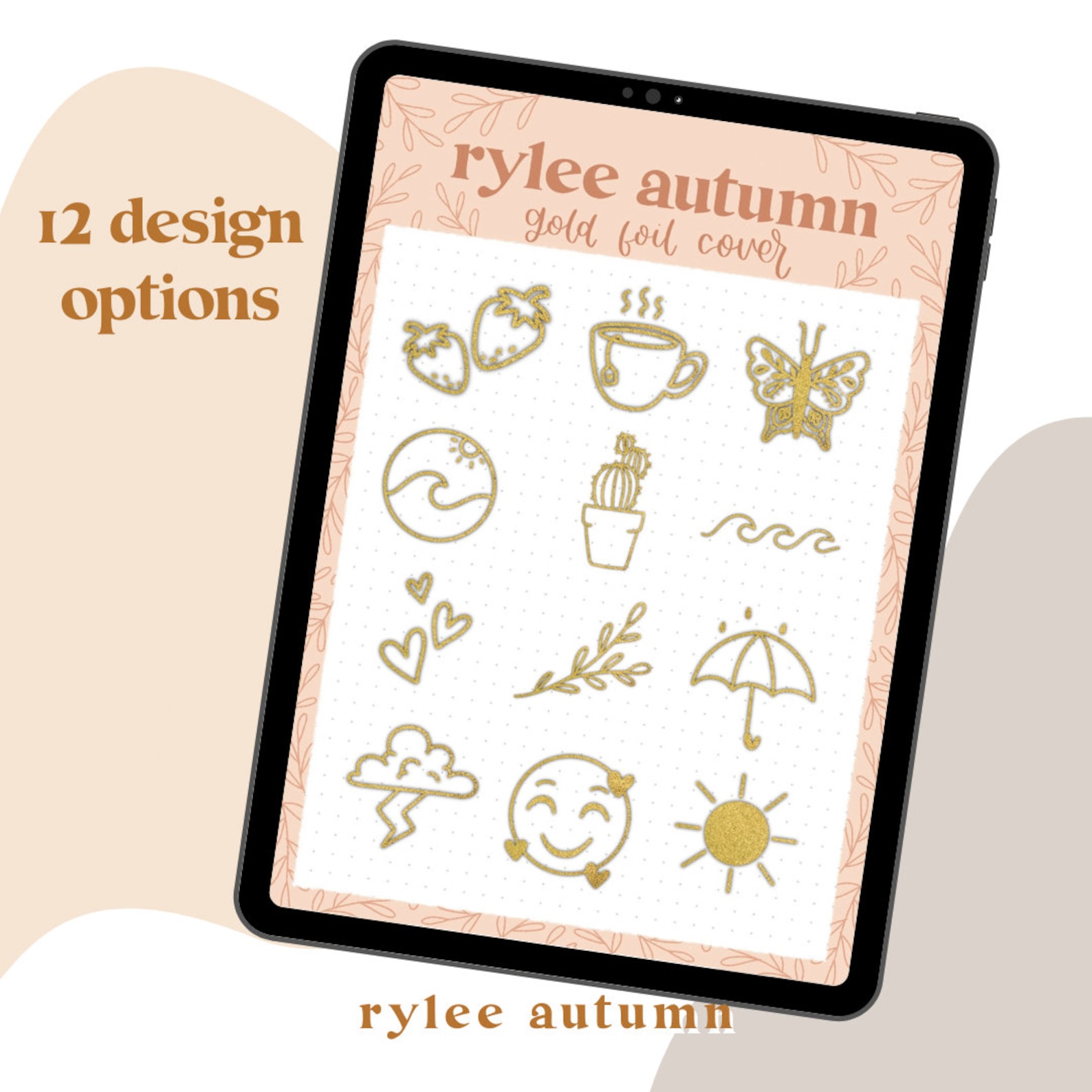 Digital Journal Cover Stickers Digital Sticker Sheet Etsy Canada