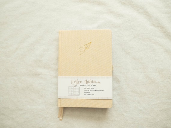2024 Undated Pre-made Bujo Journal Vanilla A5 160 Gsm Dot Grid