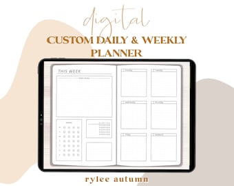 DIGITAL BULLET JOURNAL | Customizable Digital Planner | Customizable Weekly Planner | Digital Daily Planner | Goodnotes Planner IPad Planner