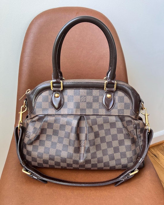 Authentic Louis Vuitton Damier Ebene Trevi PM 2 Way Tote | Etsy Australia