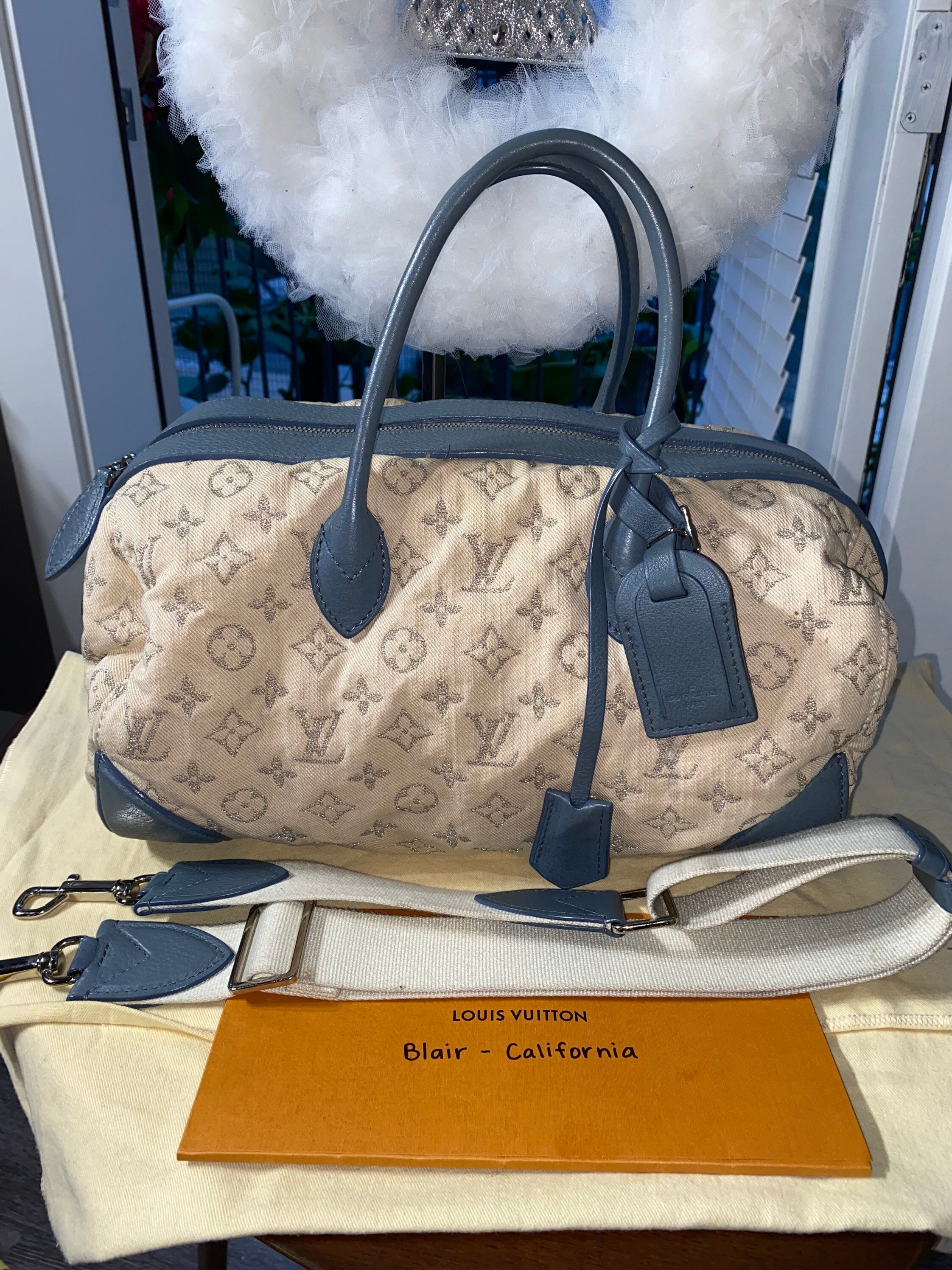 SALE Authentic RARE Louis Vuitton Limited edition Bleu Etsy