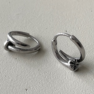 Goth Nail Hoop Earrings - Unisex Statement Jewelry - Edgy Titanium Mens Earrings