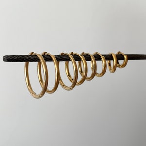2mm Stainless Steel Gold Hoop Earrings - Hypoallergenic Everyday Earrings