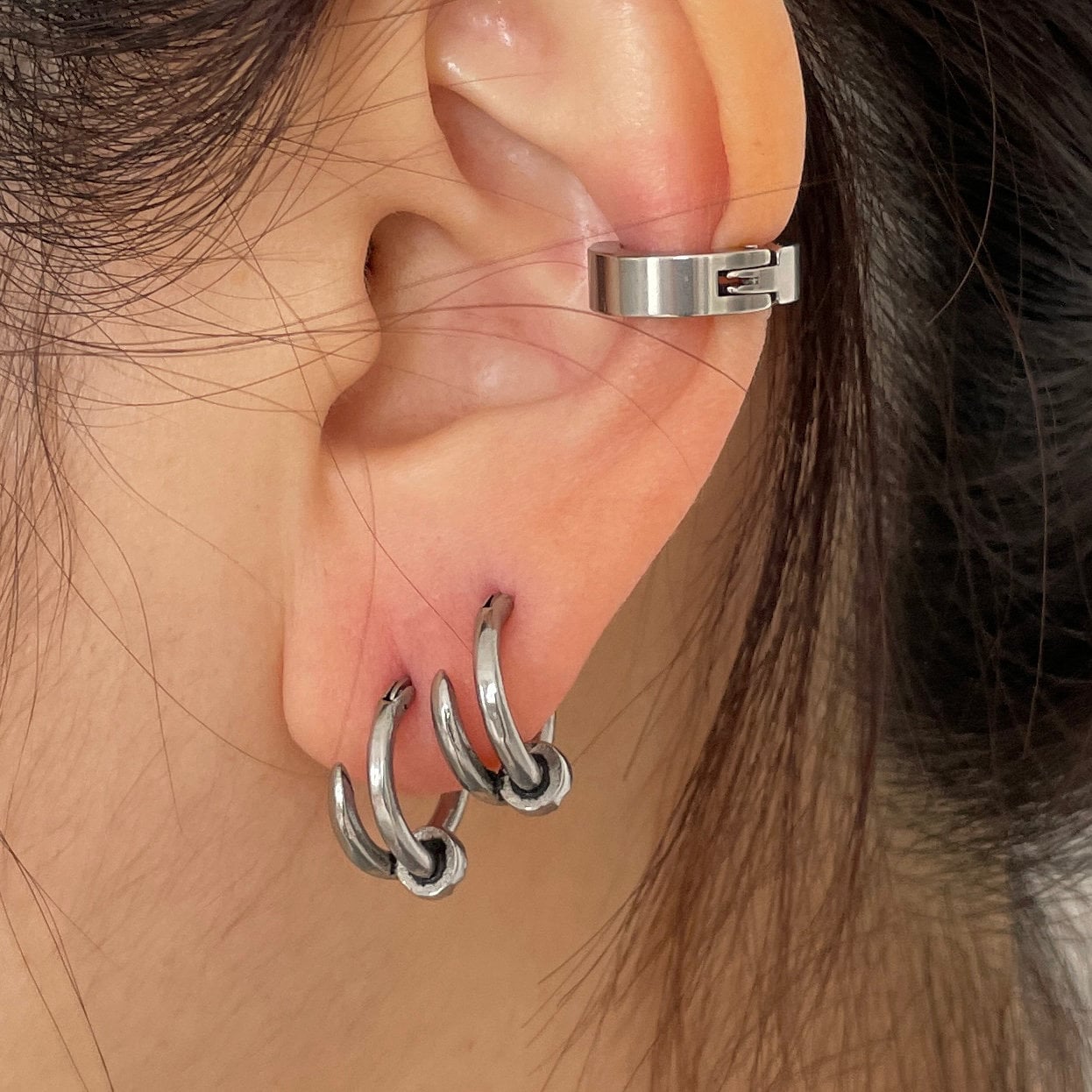 jentlouis Melt half hoop pierce 片耳　新品 Melt half hoop pierce – Jent Louis