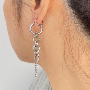 Trend4us Swallow Dangle Earrings with Long Chain Tassels
