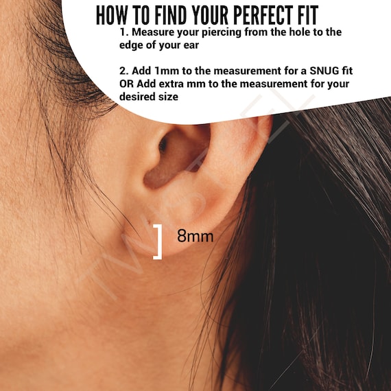 Cerchini Con Perline Orecchini A Cerchio In Acciaio Chirurgico &ndash; 2 Pezzi, Con Perline, Stile Huggie, Unisex, Per Piercing Orecchini Cerchio Unisex