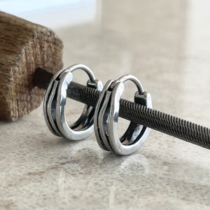 One Of Kind Irregular Earrings - Unisex Hoop Earrings For Men & Women - Triple Hoops Earrings